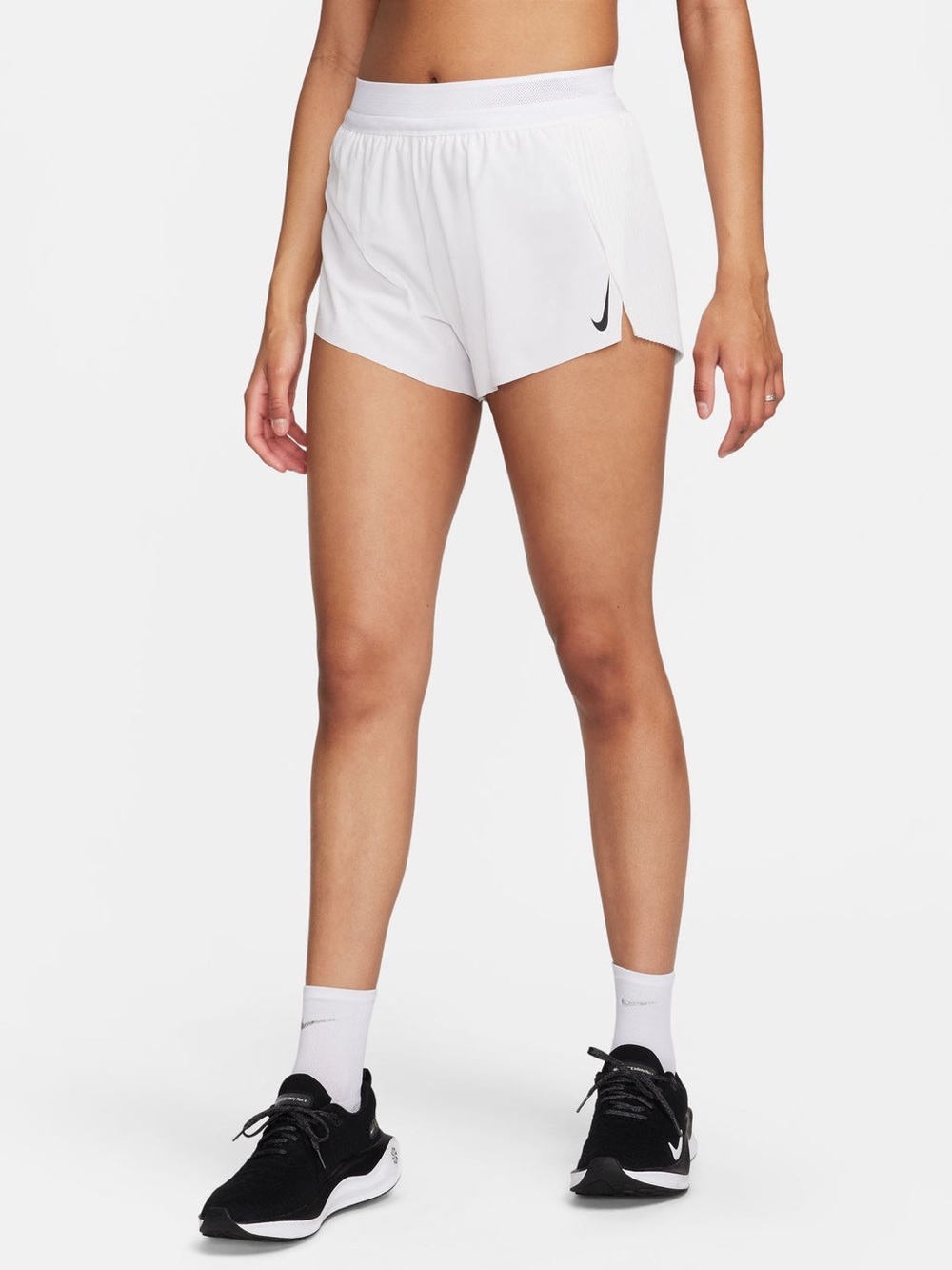 Nike AeroSwift Women’s White Dri-FIT Running Shorts